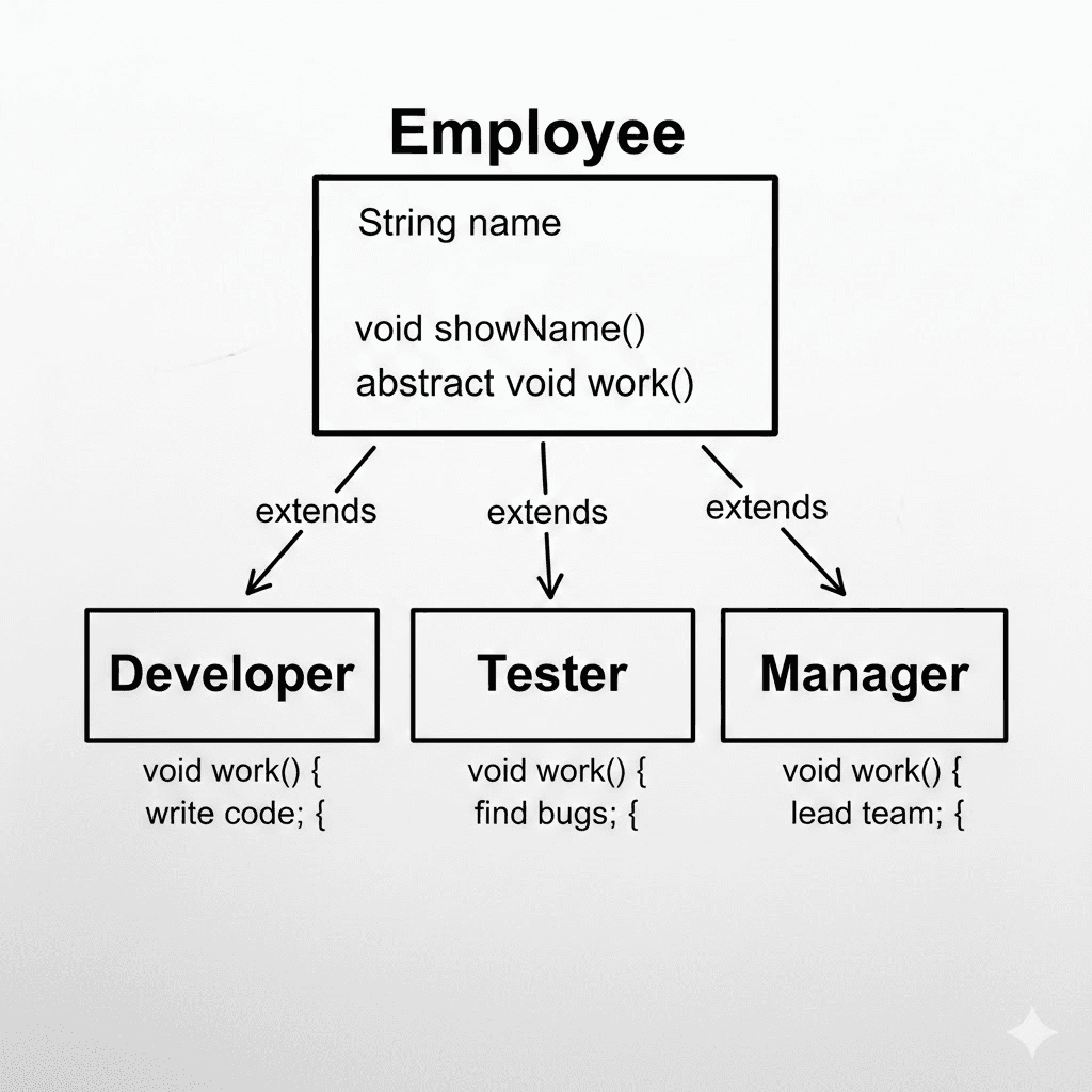 abstract class as base type
